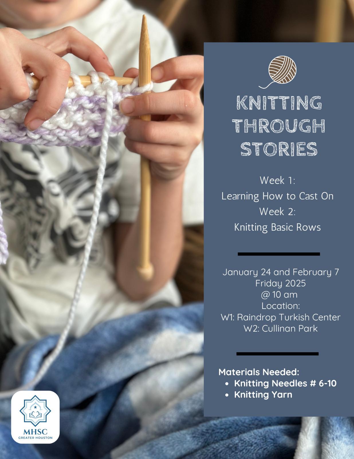 Knitting Through Stories